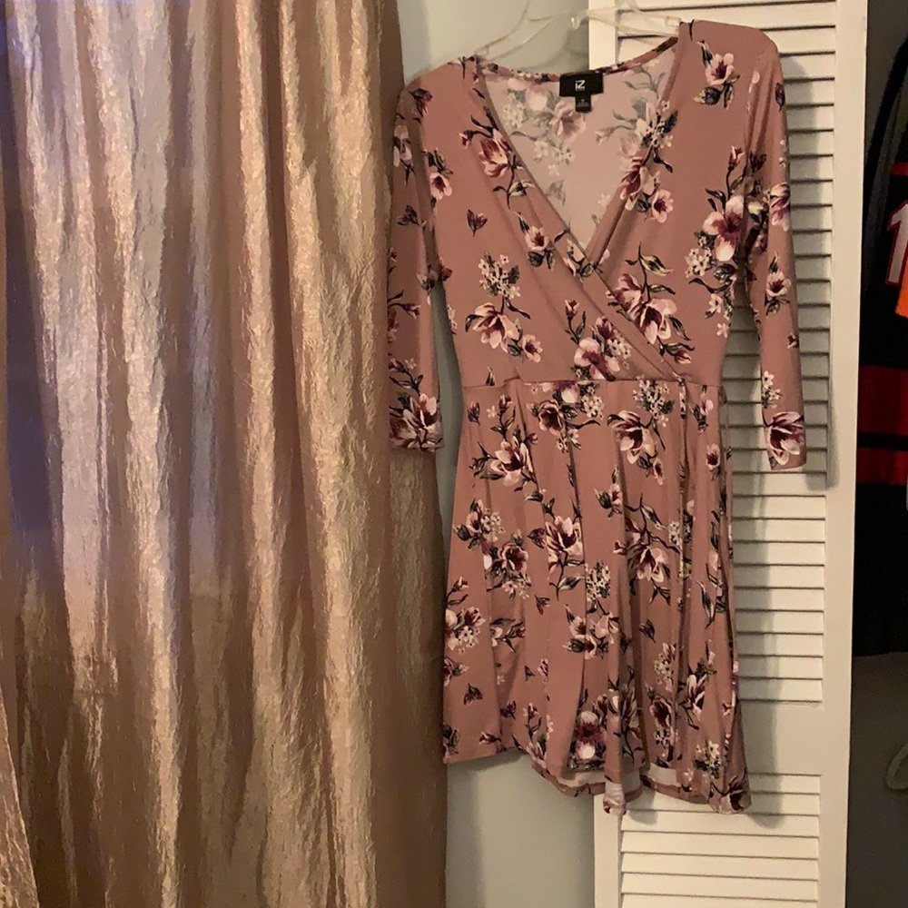Blush Dress with flower print